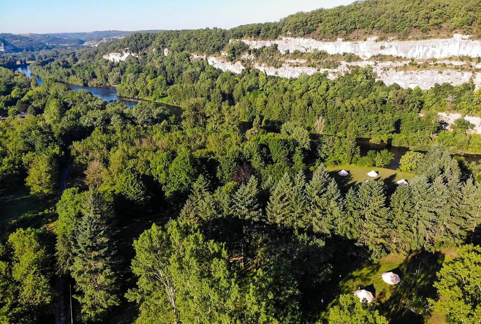Luxusní stan Lodg'Ing Nature Camp Dordogne Lacave